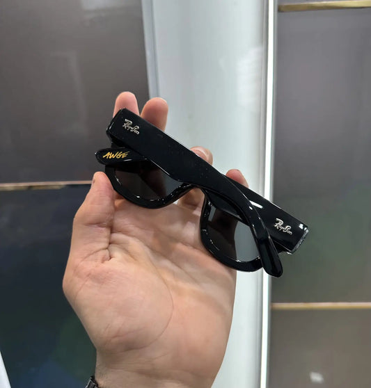 RAYBAN PUFFER BLACK SUNGLASSES