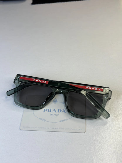 Prada 3835 Green Grey Shaded