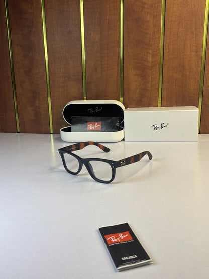 Rayban 0502 Matt Black Tiger Plano 