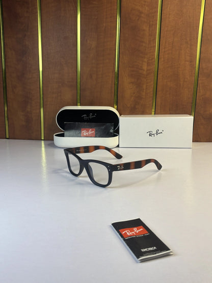 Rayban 0502 Matt Black Tiger Plano