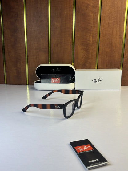 Rayban 0502 Matt Black Tiger Plano