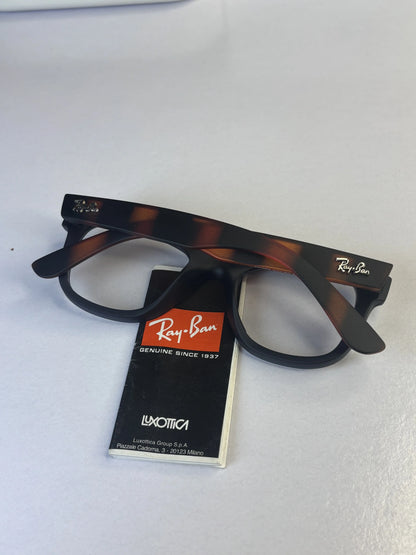 Rayban 0502 Matt Black Tiger Plano