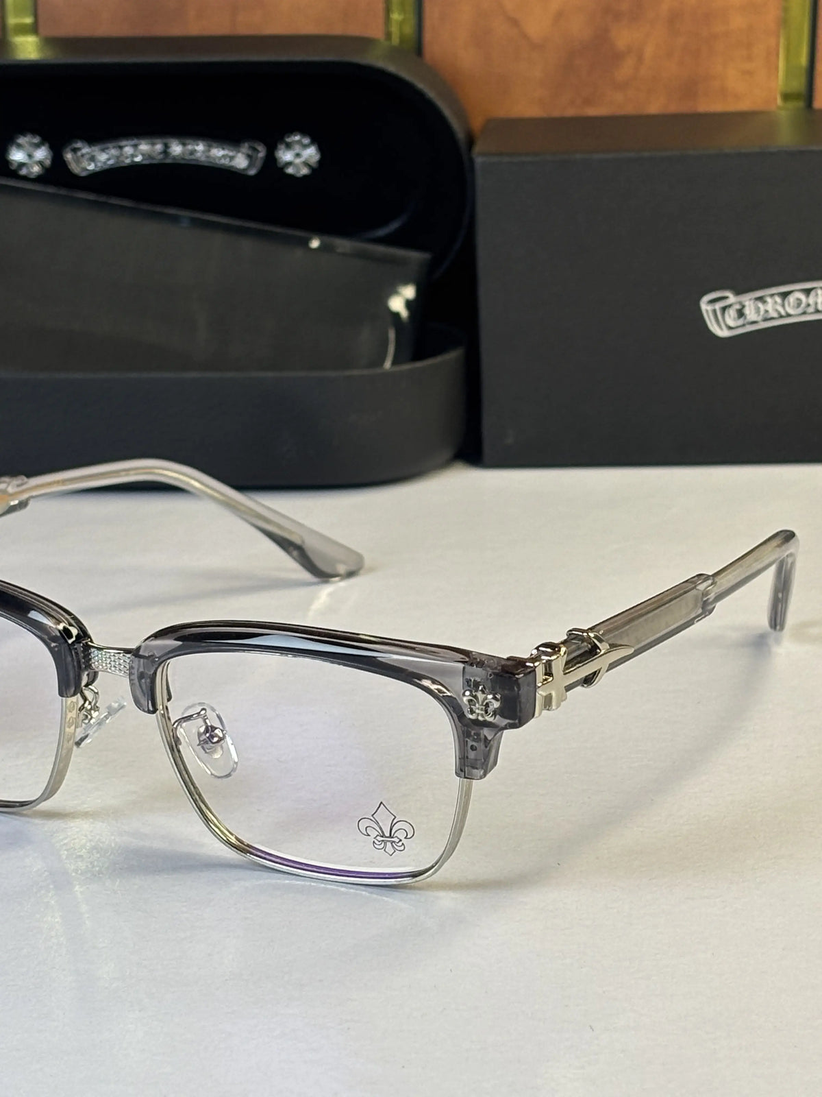 Chrome Heart 8010 Grey Frame