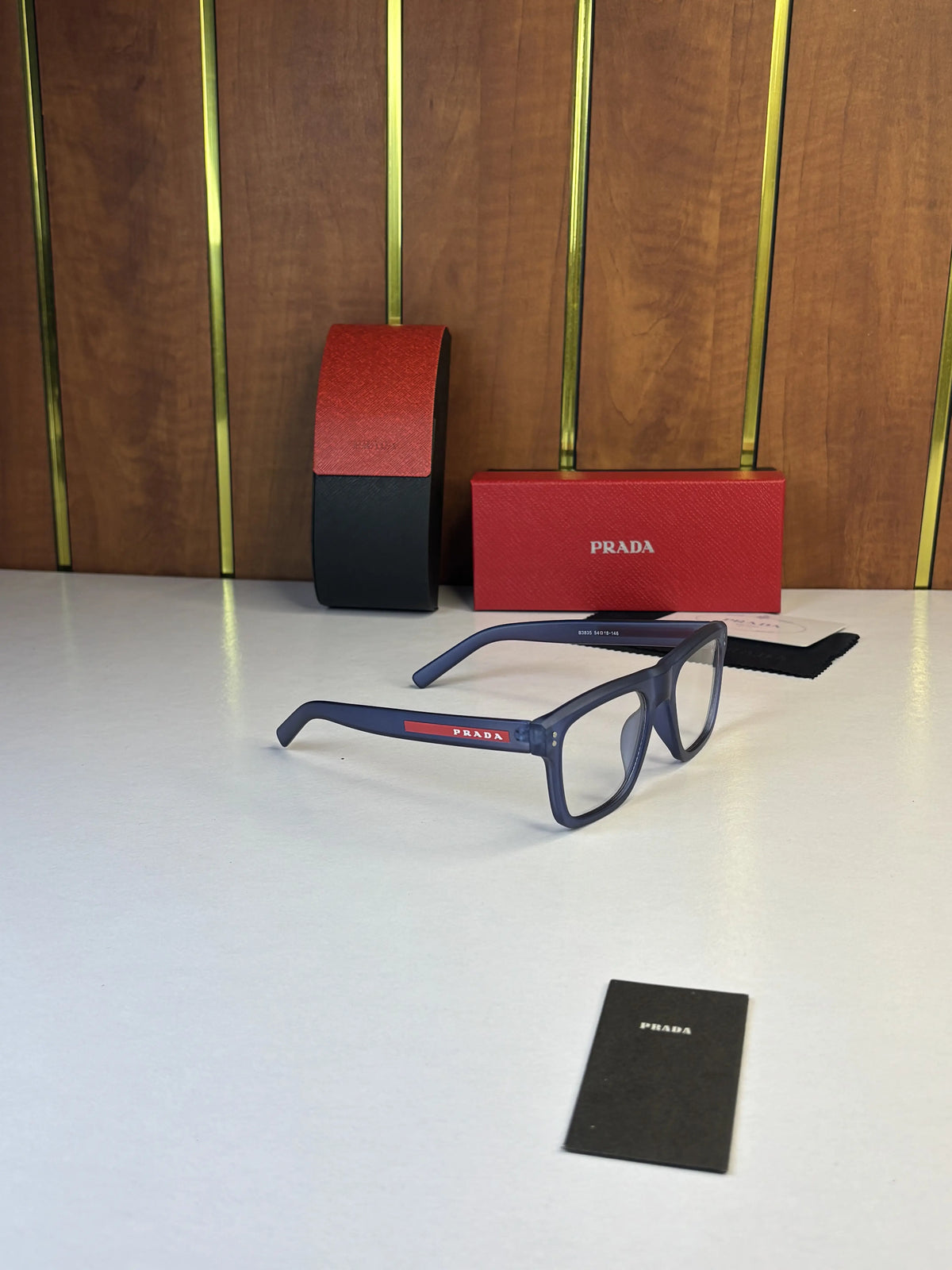 Prada 3835 Matt Blue plano