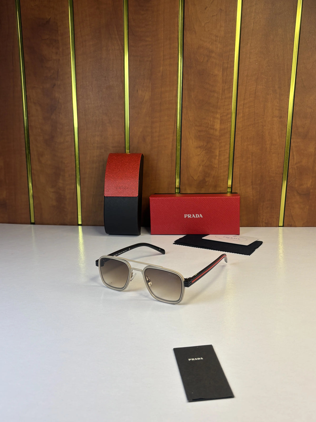 Prada 9827 Black Brown 