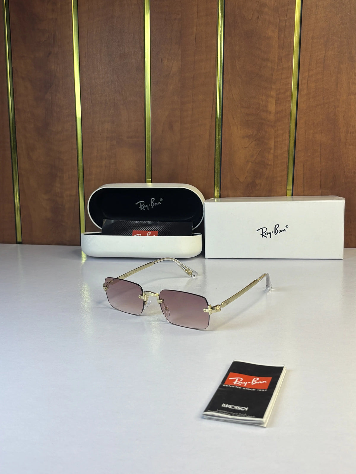 Rayban Rocky 888 Pink Gold