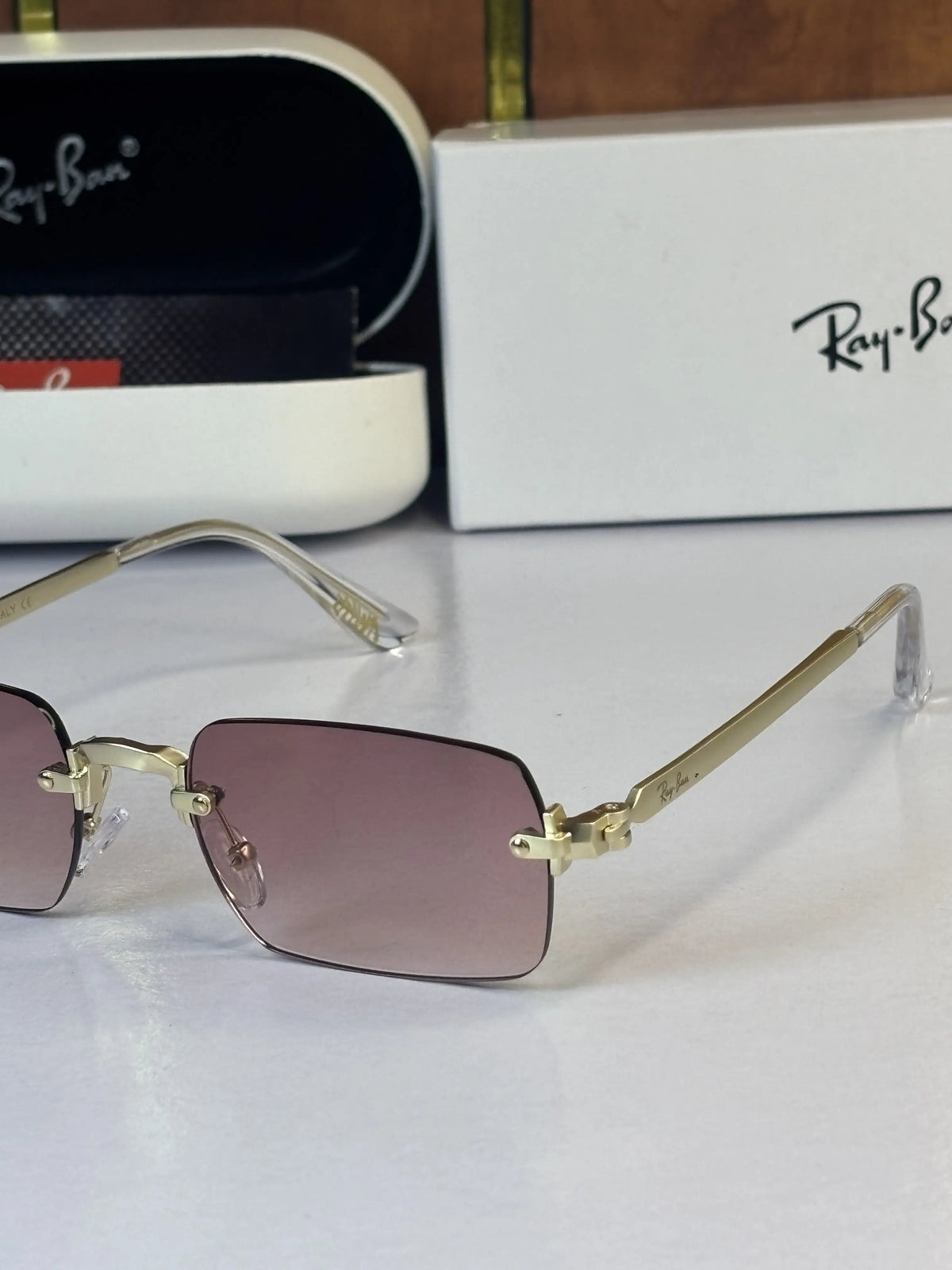Rayban Rocky 888 Pink Gold 