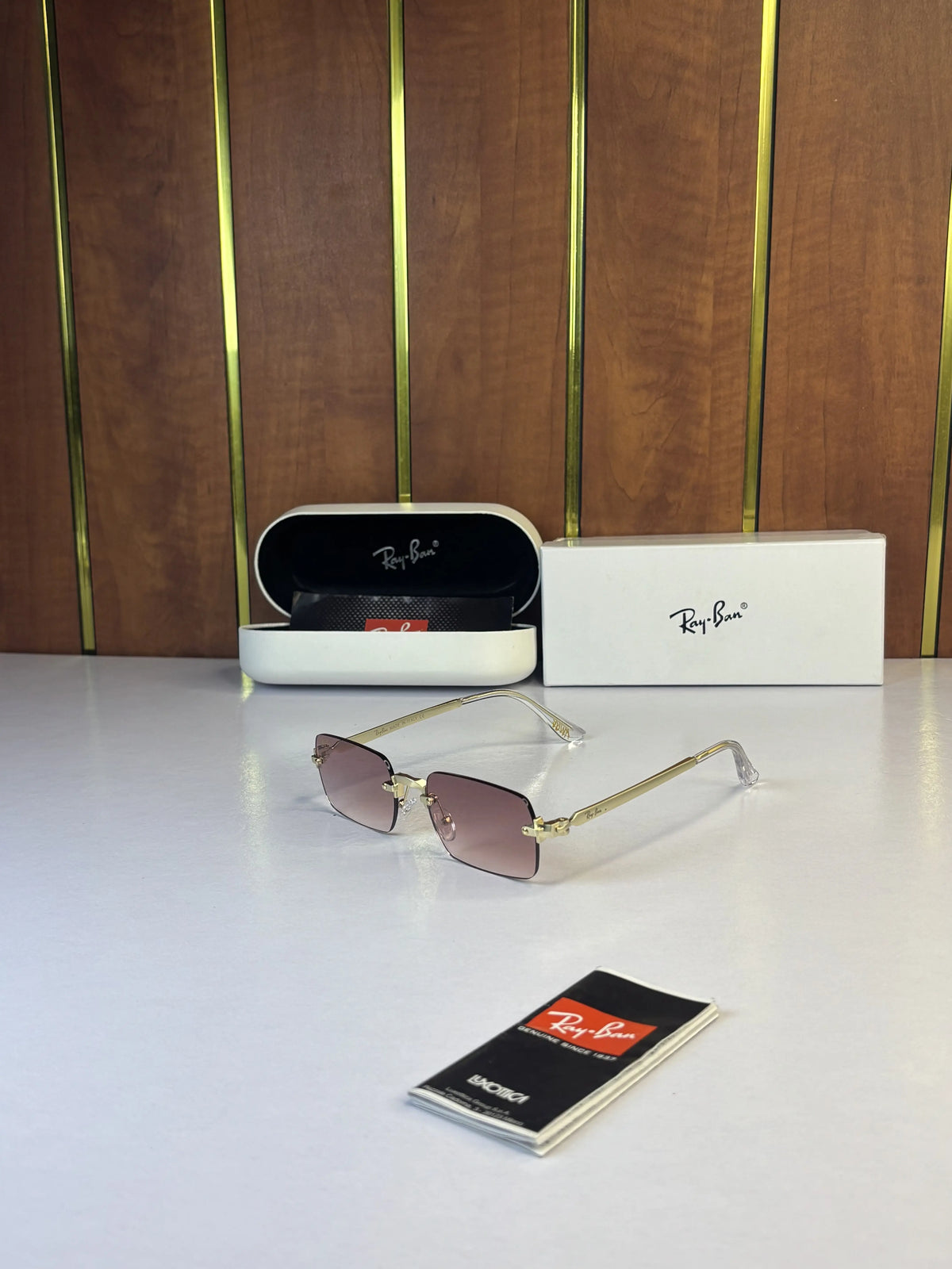 Rayban Rocky 888 Pink Gold