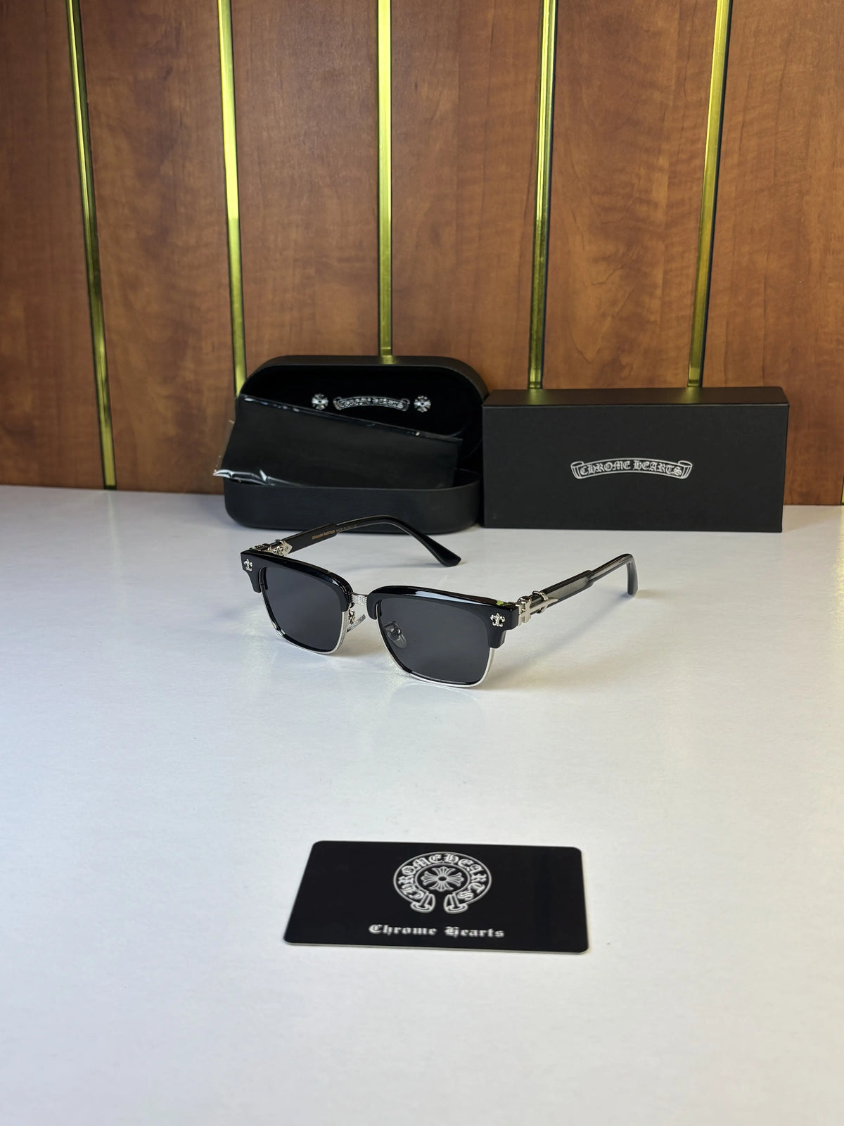 Chrome Heart 8010 Silver Black 