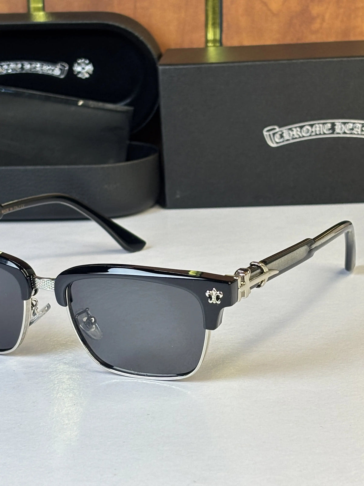 Chrome Heart 8010 Silver Black