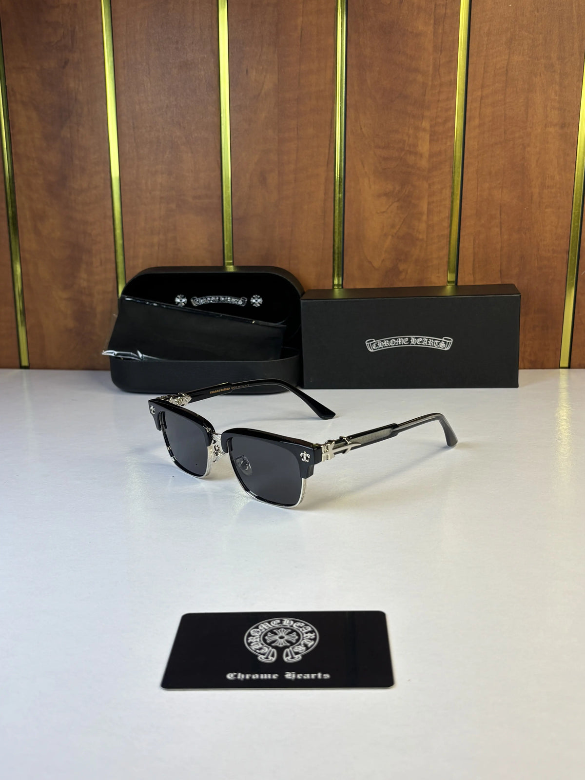 Chrome Heart 8010 Silver Black